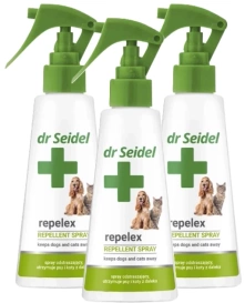 Dr Seidel Repelex Płyn Odstraszający Psa Kota 3x100ml