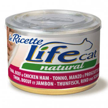 Life Cat Karma dla Kota Tuńczyk Wołowina Szynka Puszka 150g