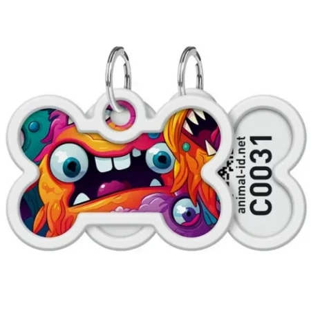 WAUDOG Smart Adresówka Dla Psa Stworki Kość 4x3cm