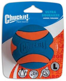 Chuckit! Piłka dla Psa z Piszczałką Ultra Squeaker Ball L