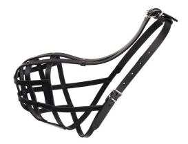 Dino Kaganiec Dla Psa Skórzany Nity 32 Rottweiler Mały