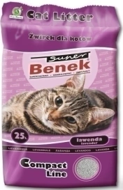Super Benek Compact Zapachowy Lawenda (ciemny fiolet) 25l