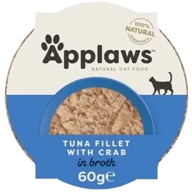 Applaws Mokra Karma Dla Kota Filet z Tuńczyka z Krabami 60g