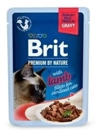 Brit Sterilised Karma Dla Kota Filet z Jagnięciną 85g