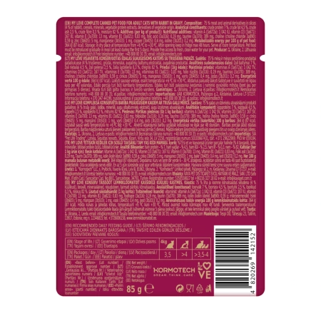 My Love Karma Mokra dla Kota Królik w Sosie 85g