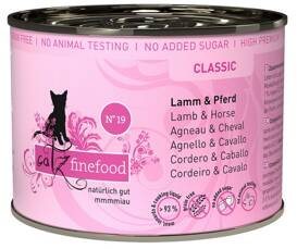 Catz Finefood Classic N19 dla Kota Jagnięcina Konina 200g