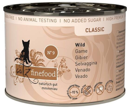 Catz Finefood Classic N09 Karma Dla Kota Dziczyzna 200g