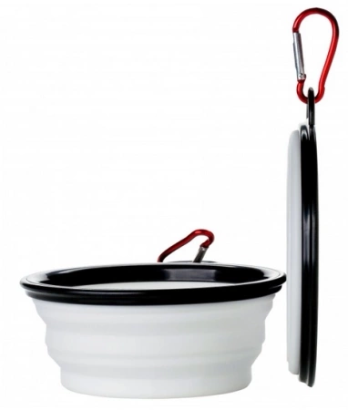 Pet Supplies Travel Miska Dla Psa Podróżna Biała 1L