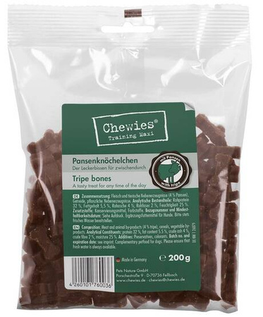 Chewies Przysmak Dla Psa Kostki Maxi Żwacz 200g