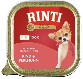 Rinti 100g Mini Wołowina Perliczka Mokra Karma dla Psa