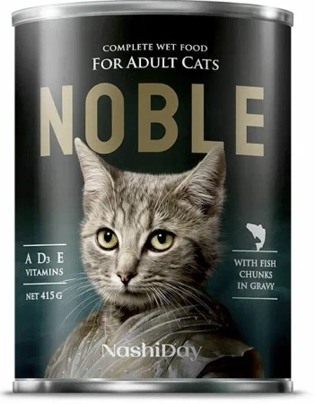 NOBLE Mokra Karma dla Kota Ryba w Sosie 6x415g