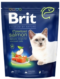 Brit Premium By Nature 300g Salmon Sterilized, karma dla kota