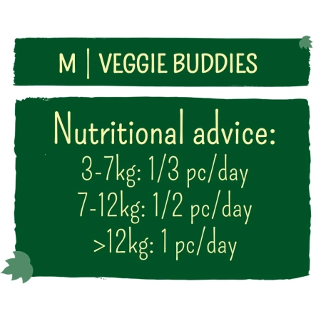 Garden Bites Przysmak Dla Psa Vegge Buddies M 8,5cm 20szt