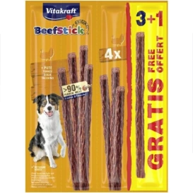Vitakraft Beefstick Przysmak dla Psa Indyk 3+1szt