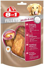 8in1 Fillets Pro Skin & Coat - przekąska dla zdrowej skóry 80g