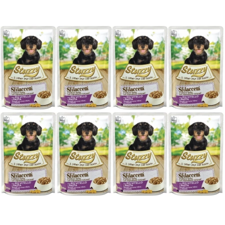 Stuzzy Sfilaccetti Karma Mokra dla Psa Cielęcina 8x100g