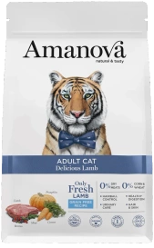 Amanova Delicious Sucha Karma dla Kota Jagnięcina 1,5kg