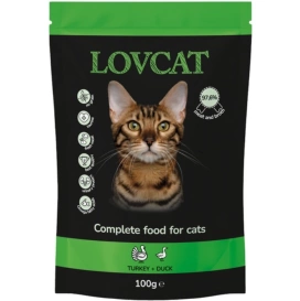 Lovcat Best Mokra Karma Dla Kota Indyk Kaczka 100g