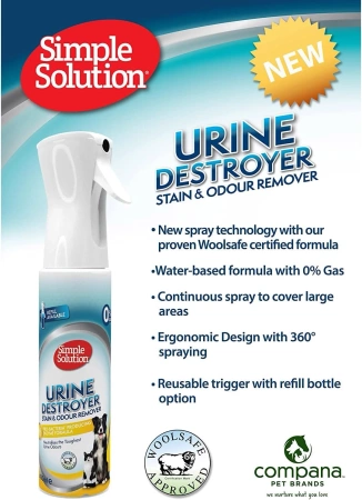 Simple Urine Destroyer Usuwanie Moczu Psa Kota 2x400ml