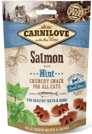 Carnilove Kot Snack Crunch Salmon & Mint 50g