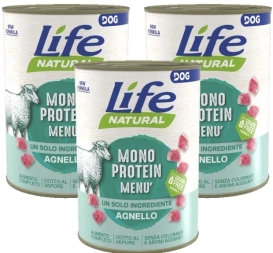 Life Dog Karma Monoproteinowa dla Psa Jagnięcina 3x400g