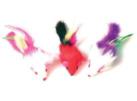 Zolux Zabawka Dla Kota Trzy Myszki z Piórami