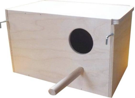 Pinokio Lęgówka Mała Dla Papugi Falistej Drewniana 2szt