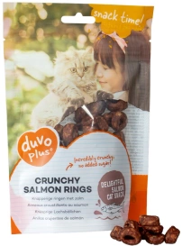 Duvo+ Crunchy Ring Przysmak Dla Kota Łosoś 50g