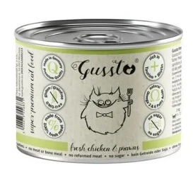 Gussto Mokra Karma dla Kota Kurczak Krewetki 200g