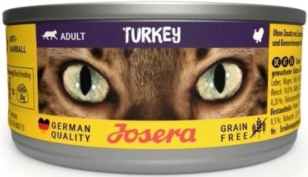 Josera Karma Dla Kota Indyk Puszka 85g