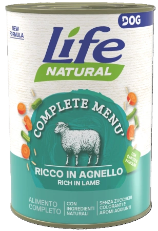 Life Dog Jagnięcina z Ryżem puszka 400g