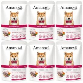 Amanova Delight Mokra Karma Dla Psa Indyk 6x100g