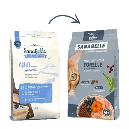 Sanabelle Adult Forelle Karma dla Kota Pstrąg 400g