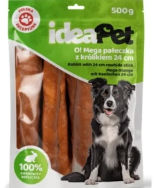 IdeaPet Przysmak Dla Psa Pałka Mega Królik 500g 24cm