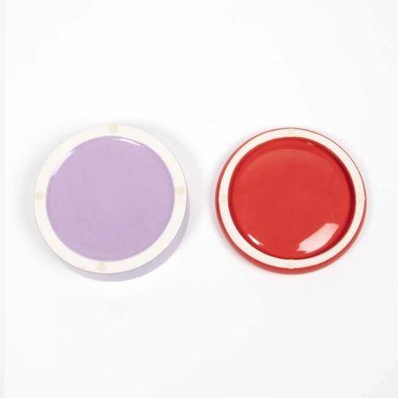 Coockoo Funky Miski dla Psa Kota 50/280ml Czerwony-Fiolet