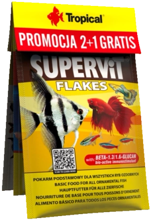 Tropical Pokarm dla Ryb 2+1 Supervit+Vitality+Insect 3x12g