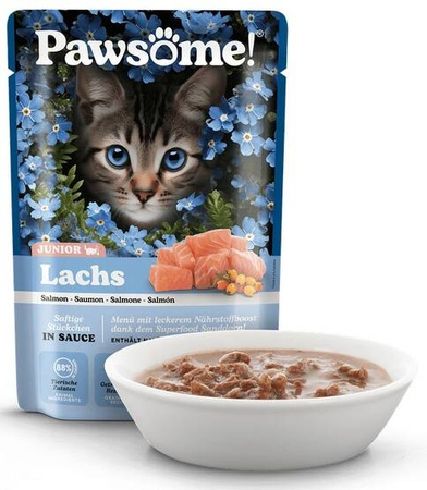Pawsome Karma Dla Kota Junior Lachs Łosoś 85g