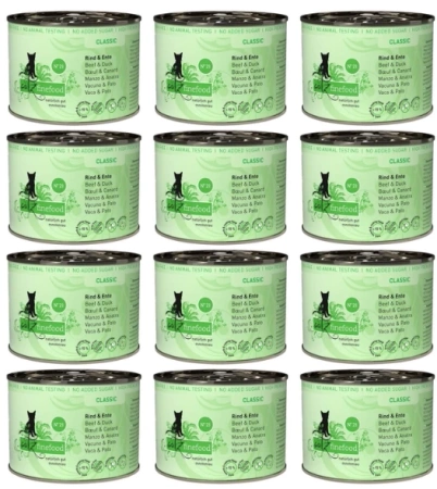 Catz Finefood Classic Karma dla Kota Wół Kaczka 12x200g