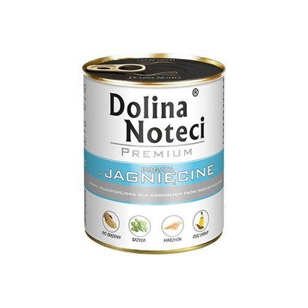 Dolina Noteci Premium Pies Jagnięcina puszka 800g
