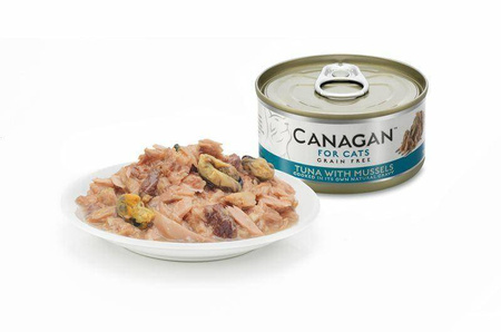 Canagan Mokra Karma Dla Kota Tuńczyk Małże 75g