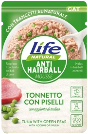 Life Cat Hairball Karma Dla Kota Tuńczyk Groszek 70g