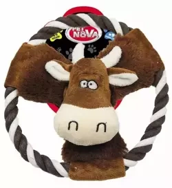 Pet Nova Zabawka dla Psa Pluszowa Krowa Na Sznurze 45cm