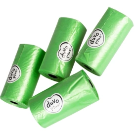 Duvo+ Bio Woreczki Na Odchody Psa Zielone 4x20szt