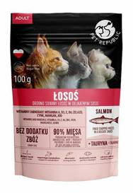 Pet Republic Kot Karma Mokra 100g Łosoś Adult