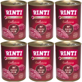 Rinti Exclusive Mono Karma Dla Psa Kozina 6x400g