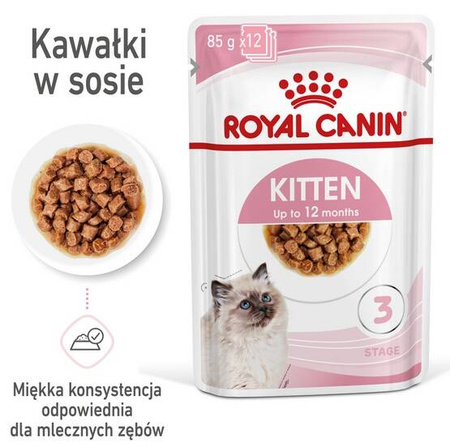 Royal Canin Feline Kitten Karma Mokra Dla Kociąt 4x85g
