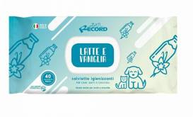 Record Chusteczki New mleko Waniliowe XL 40szt. Antybakteryjne