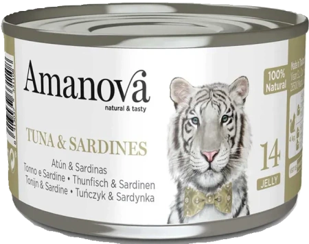 Amanova Karma dla Kota Tuńczyk Sardynki Galaretka 70g