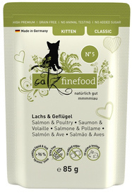 Catz Finefood Karma Dla Kociąt Łosoś Drób 85g