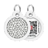 WAUDOG Smart ID Adresówka Dla Psa Geometria 25mm